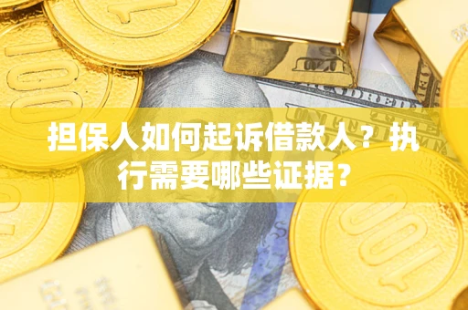 济南担保人如何起诉借款人？执行需要哪些证据？