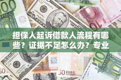 济南担保人起诉借款人流程有哪些？证据不足怎么办？专业律师解答