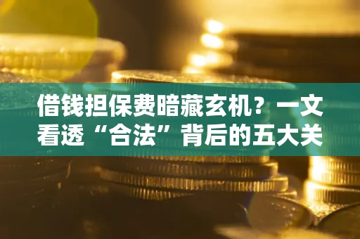济南借钱担保费暗藏玄机？一文看透“合法”背后的五大关键陷阱