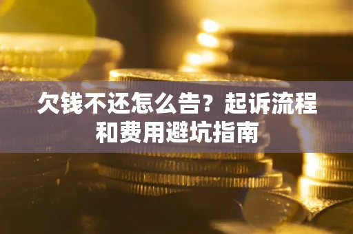 济南欠钱不还怎么告？起诉流程和费用避坑指南