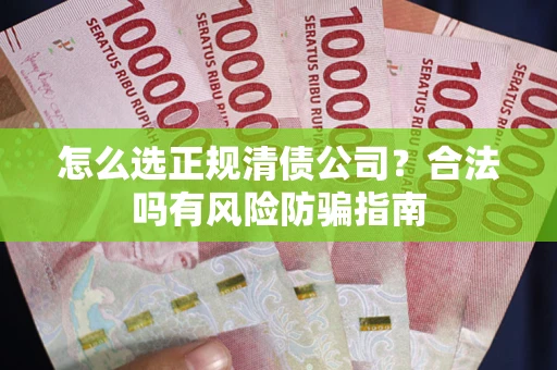济南怎么选正规清债公司？合法吗有风险防骗指南